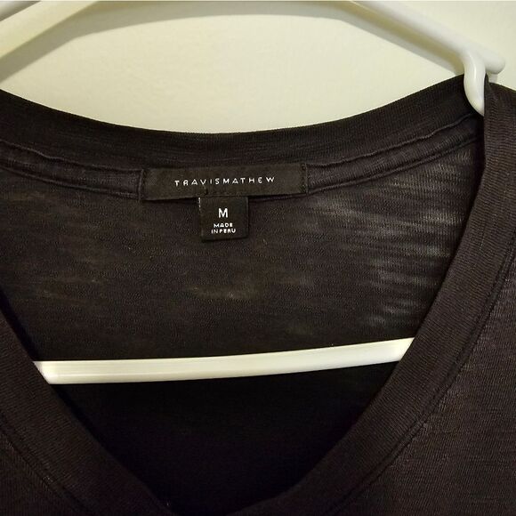 Travis Mathew Dark Grey Mens V-Neck - Picture 2 of 4